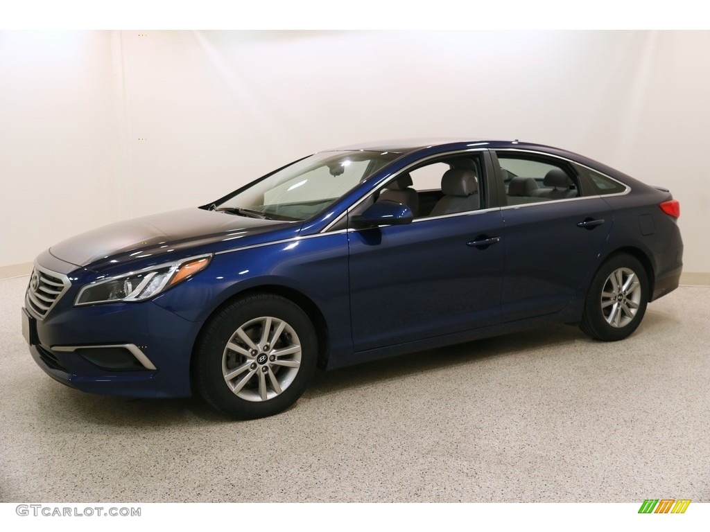 2017 Sonata SE - Lakeside Blue / Gray photo #3