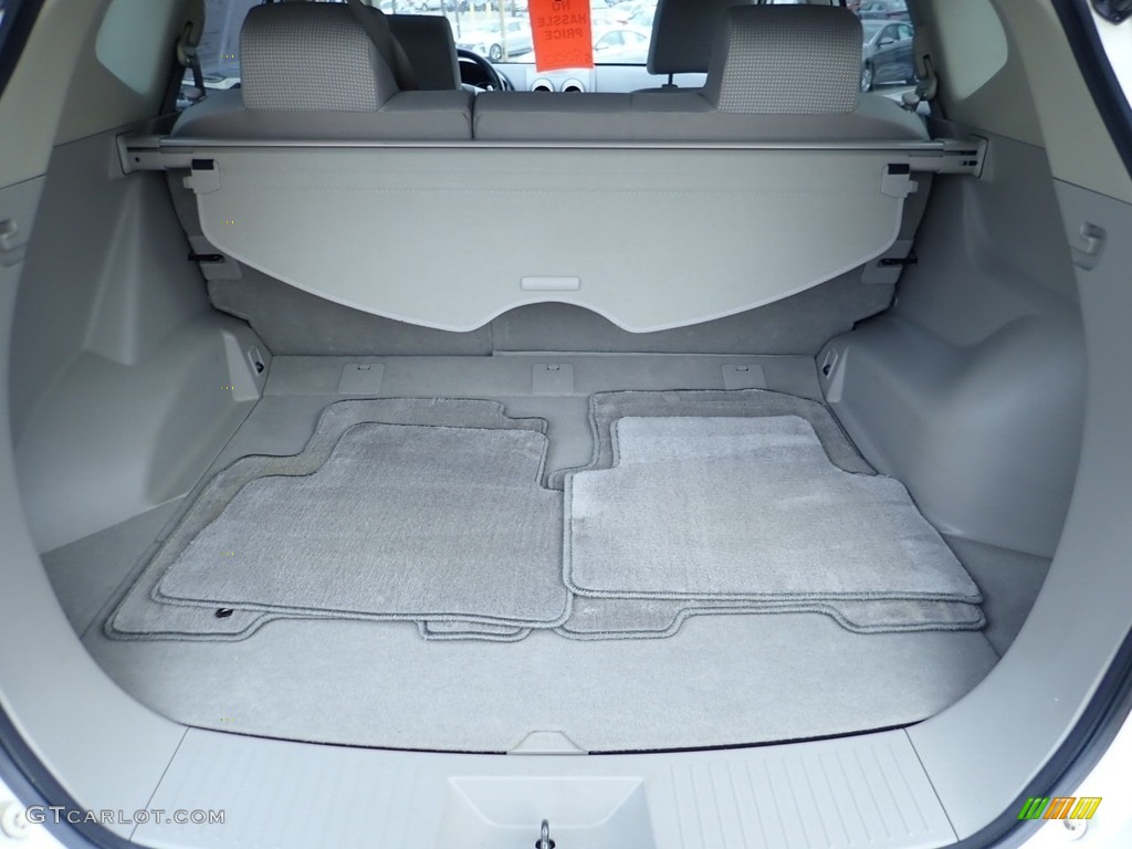 2008 Rogue SL AWD - Phantom White Pearl / Gray photo #4