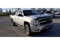 Sheer Silver Metallic - Silverado 2500HD LT Extended Cab 4x4 Photo No. 18