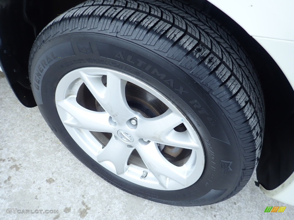 2008 Rogue SL AWD - Phantom White Pearl / Gray photo #10