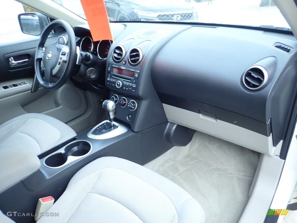 2008 Rogue SL AWD - Phantom White Pearl / Gray photo #12