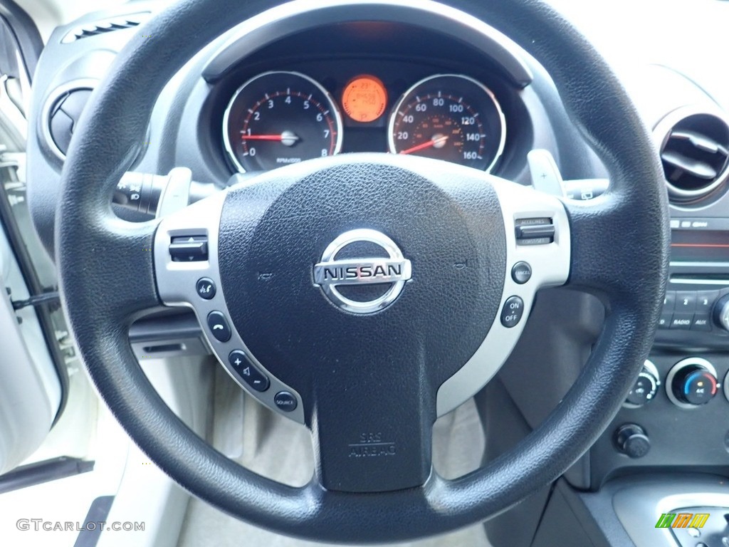 2008 Rogue SL AWD - Phantom White Pearl / Gray photo #22