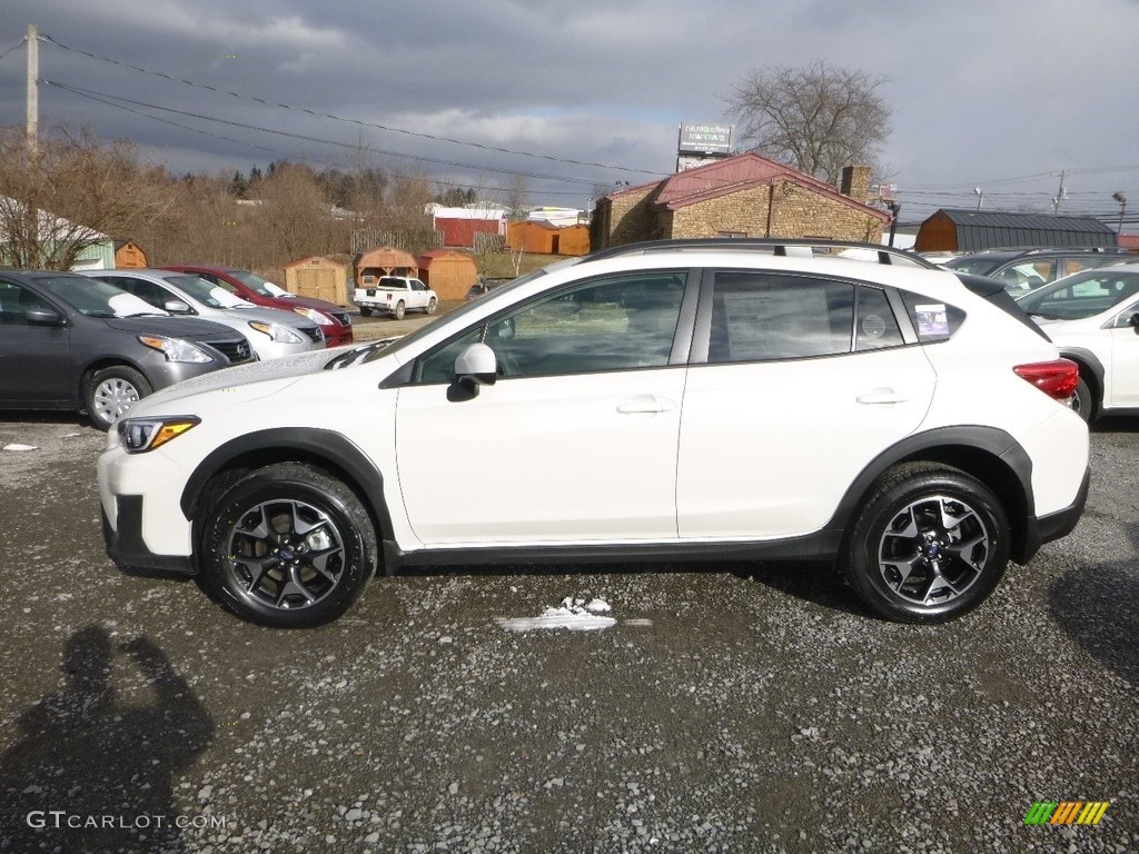 2019 Crosstrek 2.0i Premium - Crystal White Pearl / Black photo #7