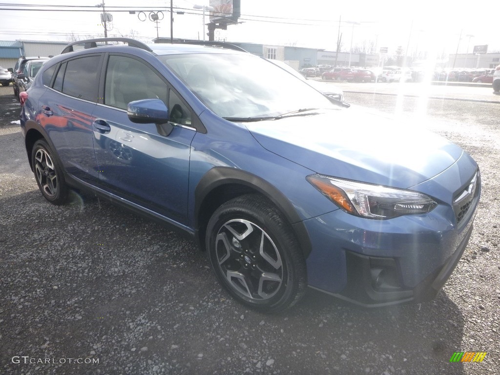 2019 Crosstrek 2.0i Limited - Quartz Blue Pearl / Gray photo #1