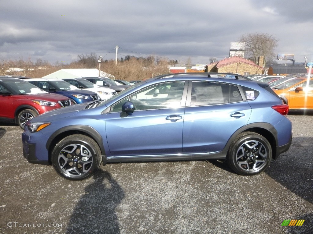 2019 Crosstrek 2.0i Limited - Quartz Blue Pearl / Gray photo #6