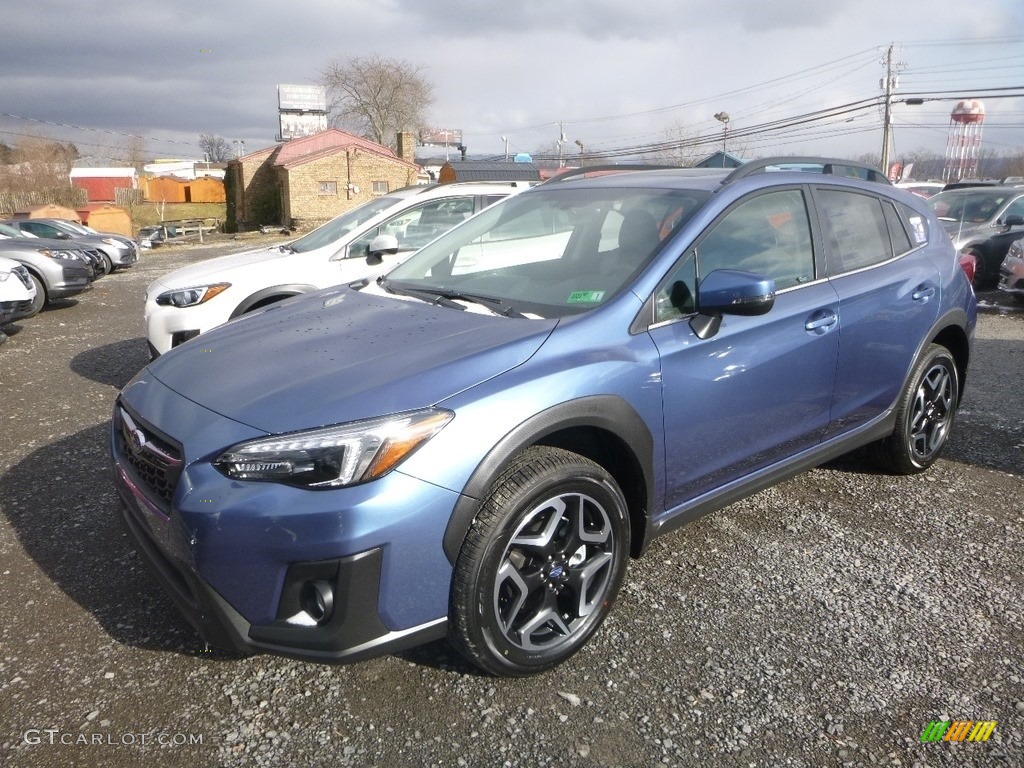 2019 Crosstrek 2.0i Limited - Quartz Blue Pearl / Gray photo #7