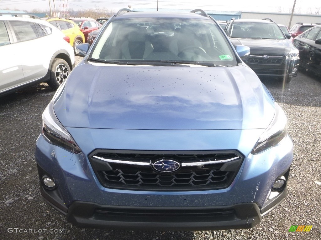 2019 Crosstrek 2.0i Limited - Quartz Blue Pearl / Gray photo #8