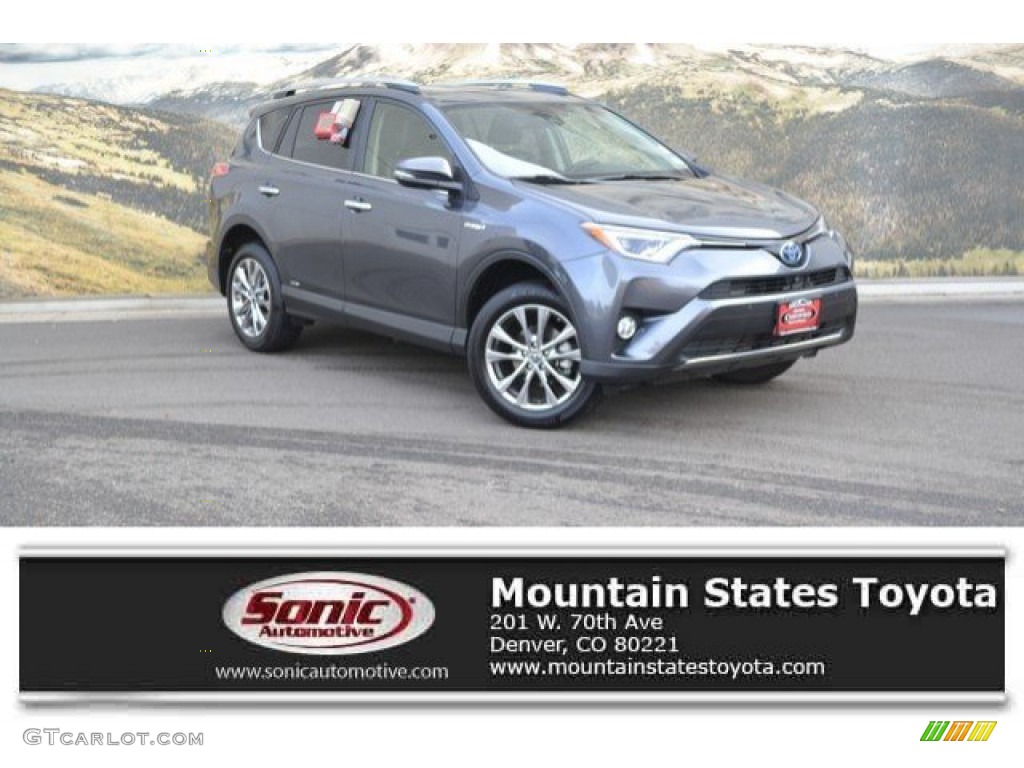 2018 RAV4 Limited AWD Hybrid - Magnetic Gray Metallic / Black photo #1