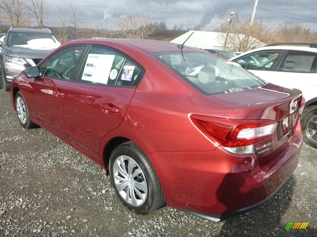 2019 Impreza 2.0i 4-Door - Crimson Red Pearl / Ivory photo #5