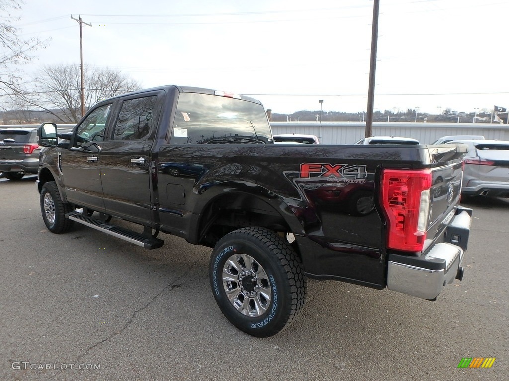 2019 F250 Super Duty XLT Crew Cab 4x4 - Magma Red / Camel photo #4