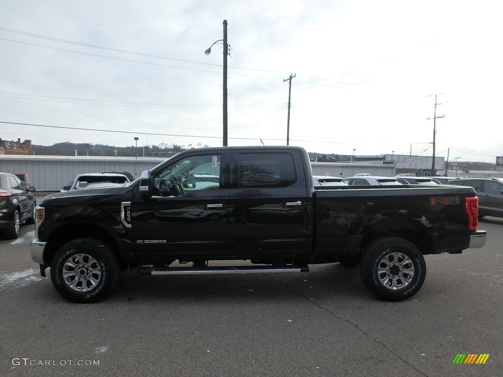 2019 F250 Super Duty XLT Crew Cab 4x4 - Magma Red / Camel photo #5