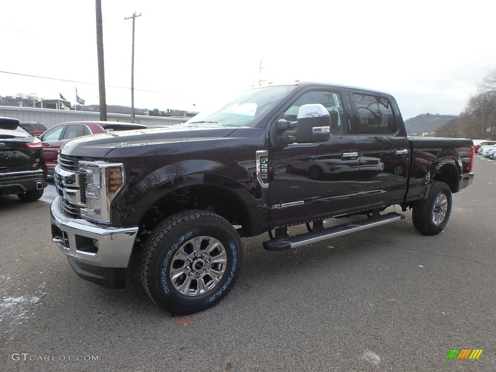 2019 F250 Super Duty XLT Crew Cab 4x4 - Magma Red / Camel photo #6