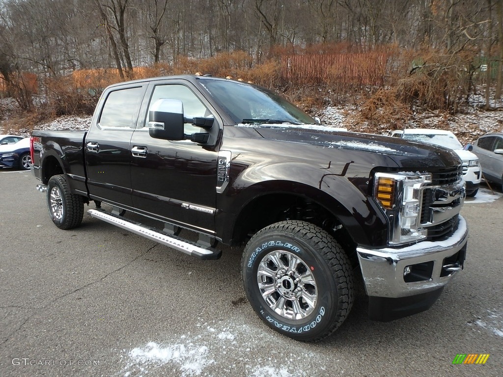 Magma Red 2019 Ford F250 Super Duty XLT Crew Cab 4x4 Exterior Photo #131393049