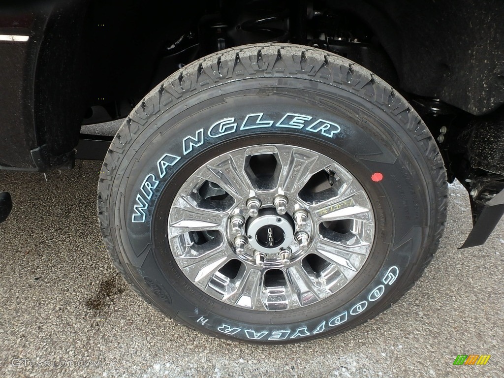 2019 F250 Super Duty XLT Crew Cab 4x4 - Magma Red / Camel photo #9