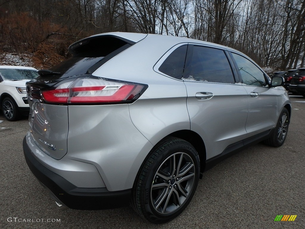 2019 Edge Titanium AWD - Ingot Silver / Ebony photo #2