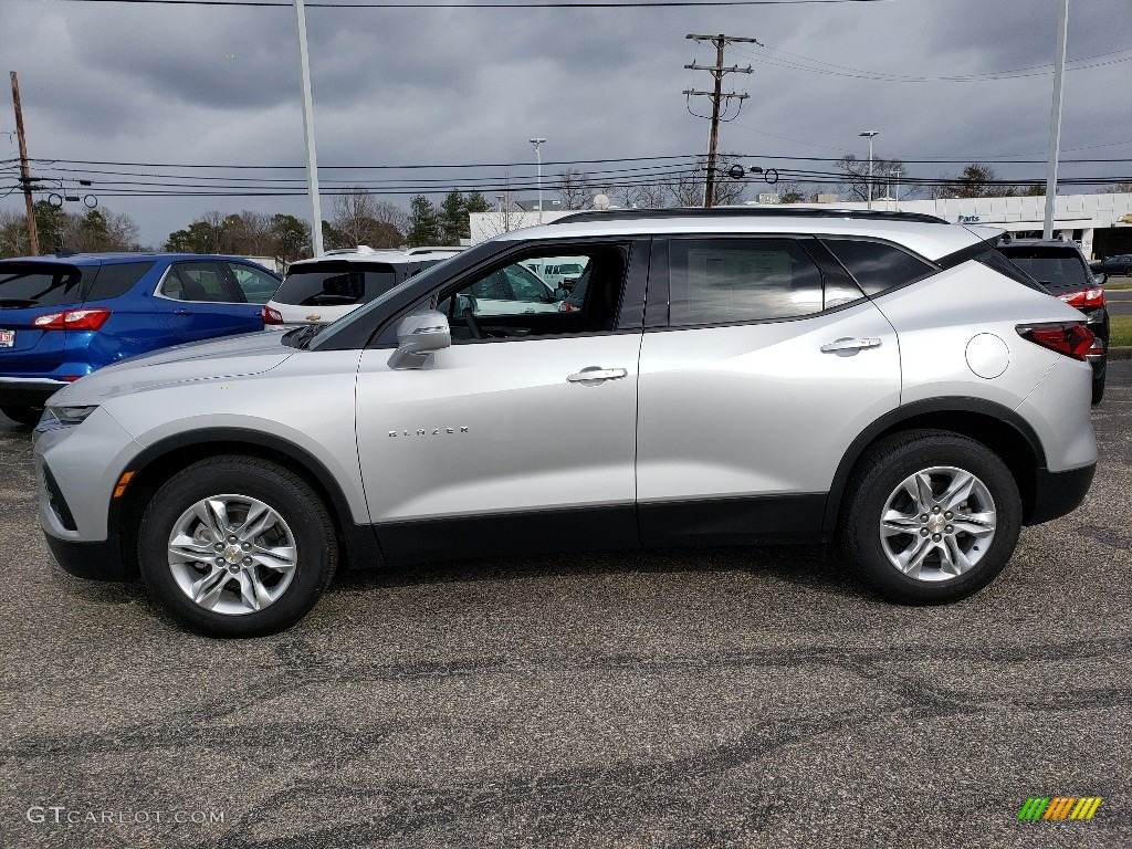 Silver Ice Metallic 2019 Chevrolet Blazer 3.6L Leather AWD Exterior Photo #131393809