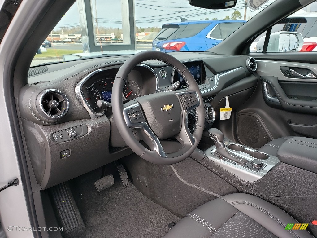 Jet Black Interior 2019 Chevrolet Blazer 3.6L Leather AWD Photo #131393943