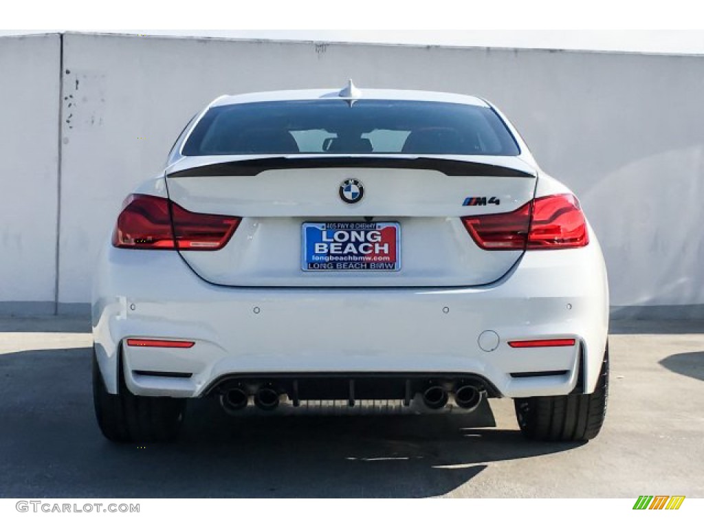 2019 M4 Coupe - Alpine White / Sakhir Orange/Black photo #3