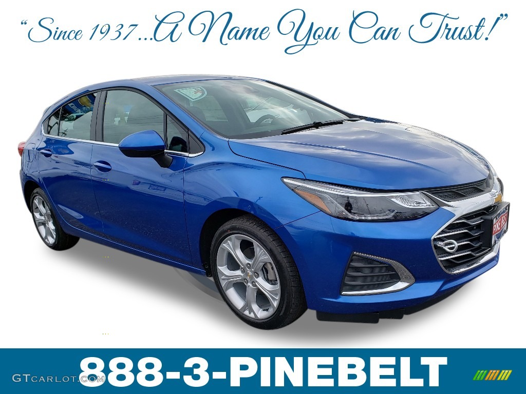 2019 Cruze Premier Hatchback - Kinetic Blue Metallic / Black photo #1