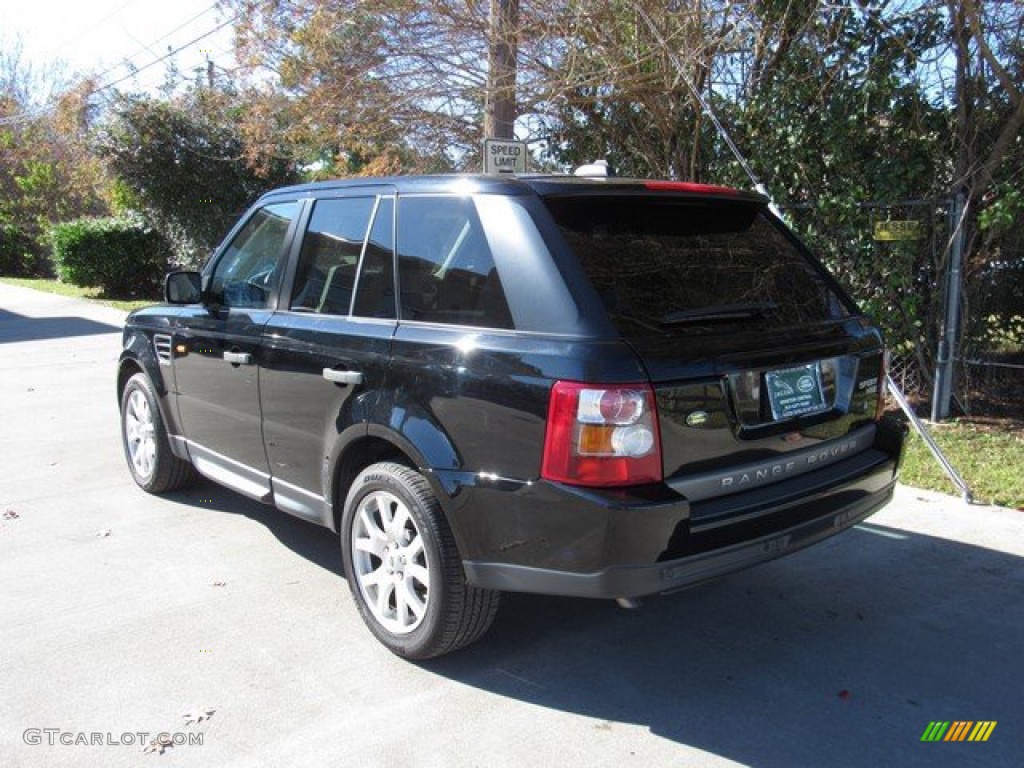 2007 Range Rover Sport HSE - Java Black Pearl / Alpaca Beige photo #2