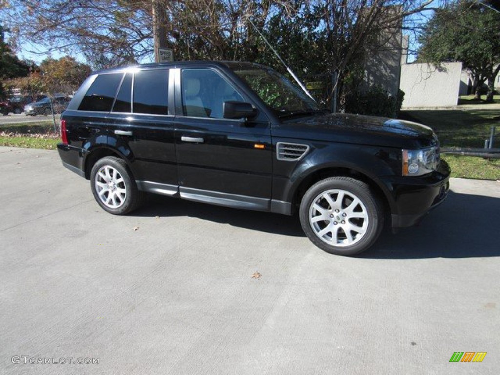 2007 Range Rover Sport HSE - Java Black Pearl / Alpaca Beige photo #6