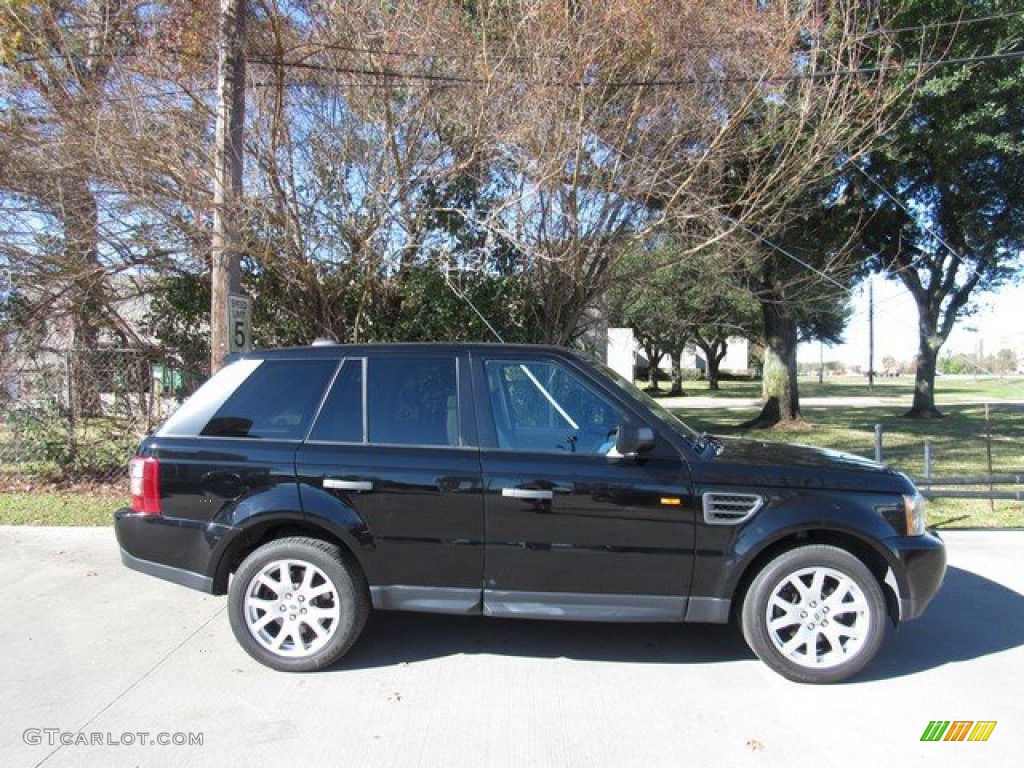 2007 Range Rover Sport HSE - Java Black Pearl / Alpaca Beige photo #7