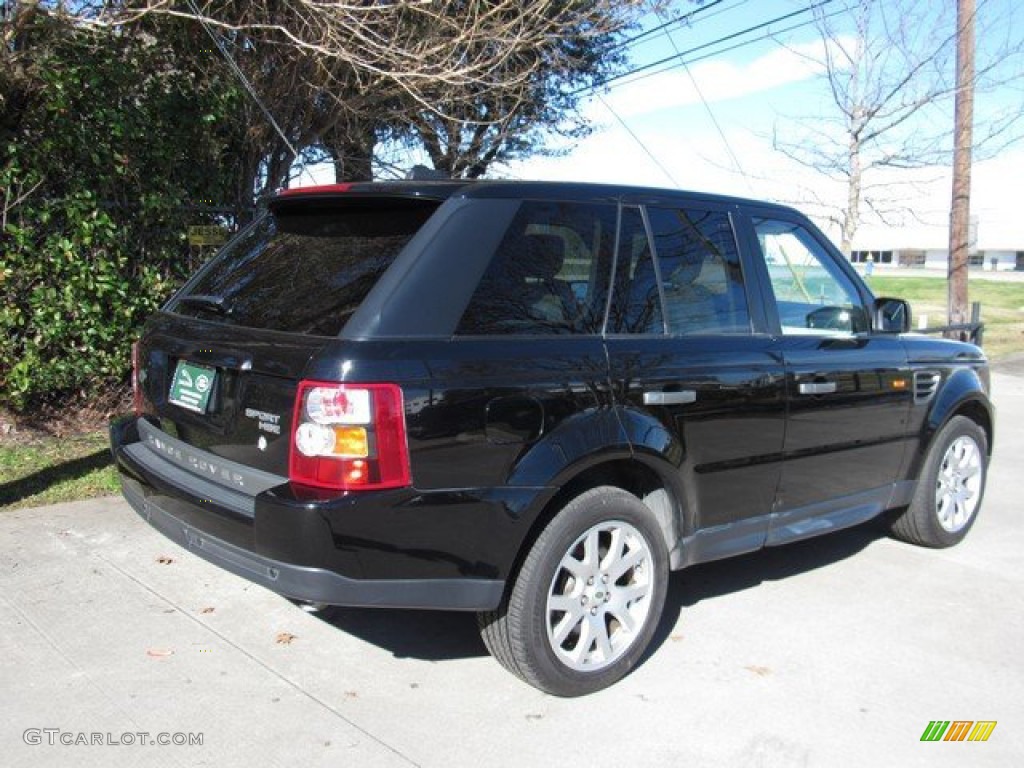 2007 Range Rover Sport HSE - Java Black Pearl / Alpaca Beige photo #8