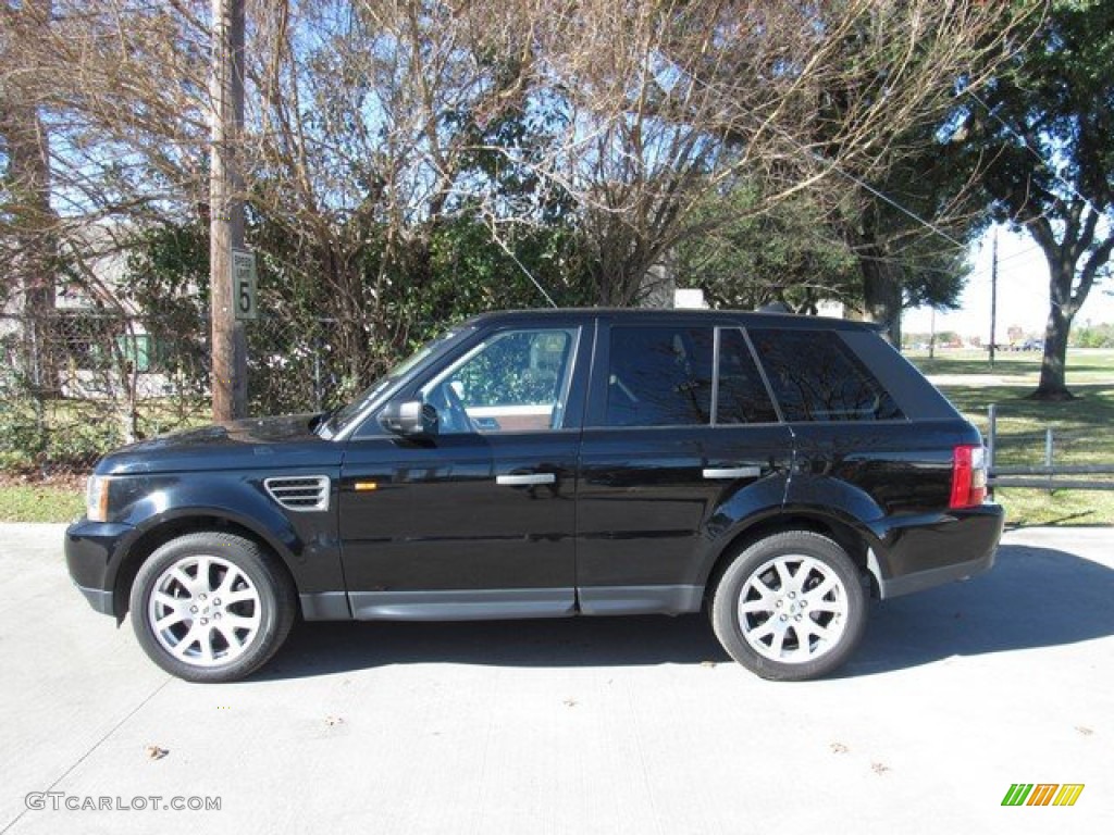 2007 Range Rover Sport HSE - Java Black Pearl / Alpaca Beige photo #12