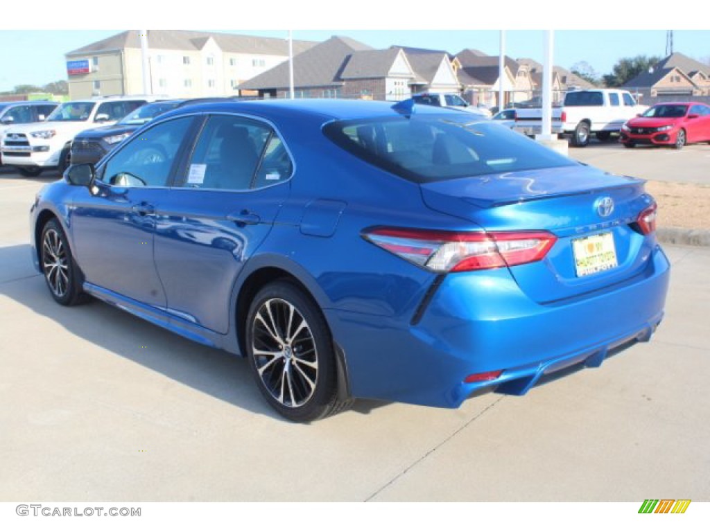 2019 Camry SE - Blue Streak Metallic / Black photo #6