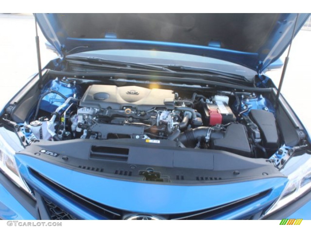 2019 Camry SE - Blue Streak Metallic / Black photo #23