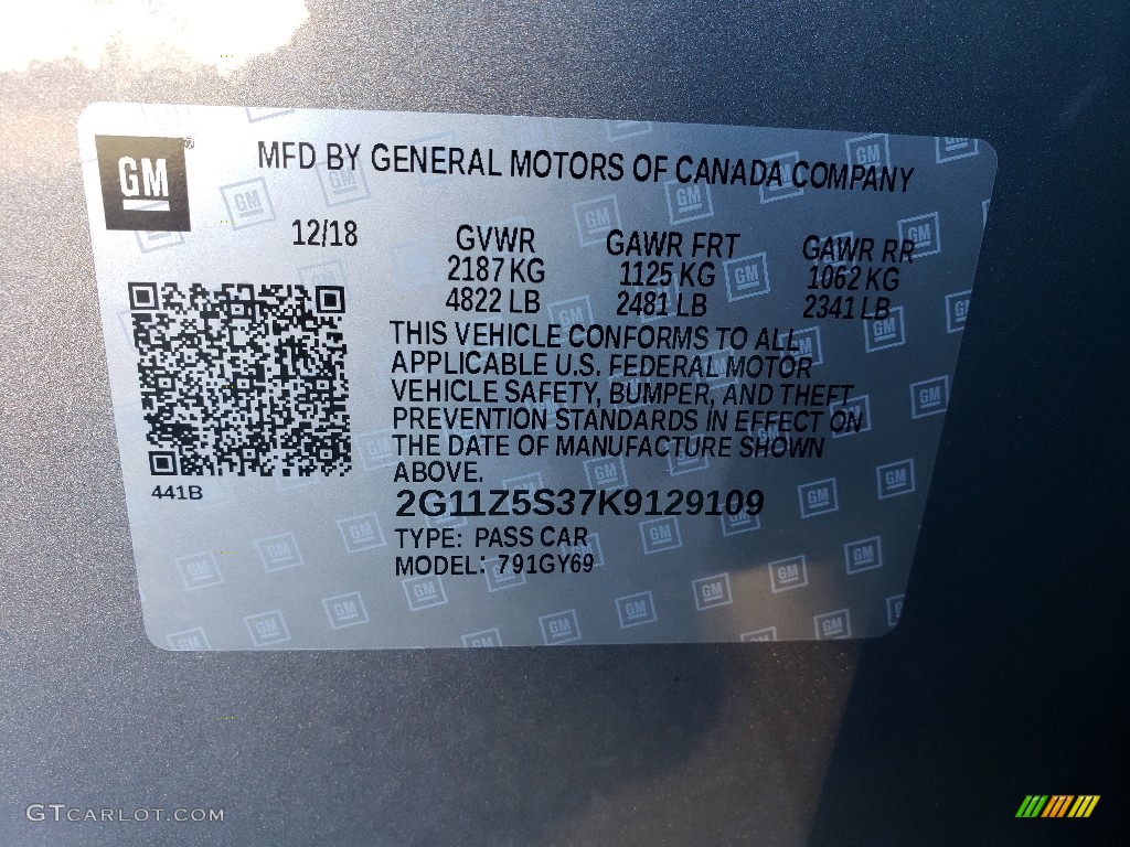 2019 Impala LT - Pepperdust Metallic / Jet Black photo #9