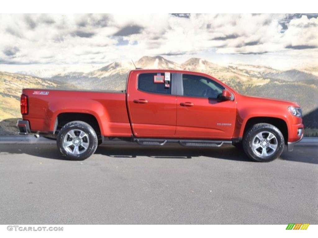 2016 Colorado Z71 Crew Cab 4x4 - Red Rock Metallic / Jet Black photo #2