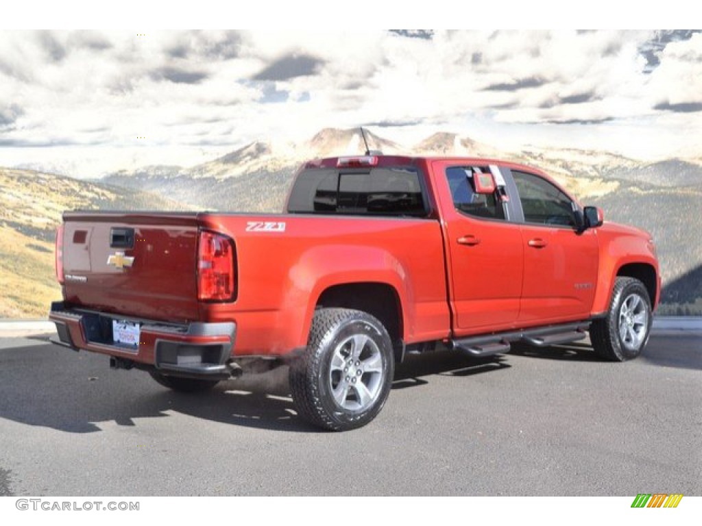 2016 Colorado Z71 Crew Cab 4x4 - Red Rock Metallic / Jet Black photo #3