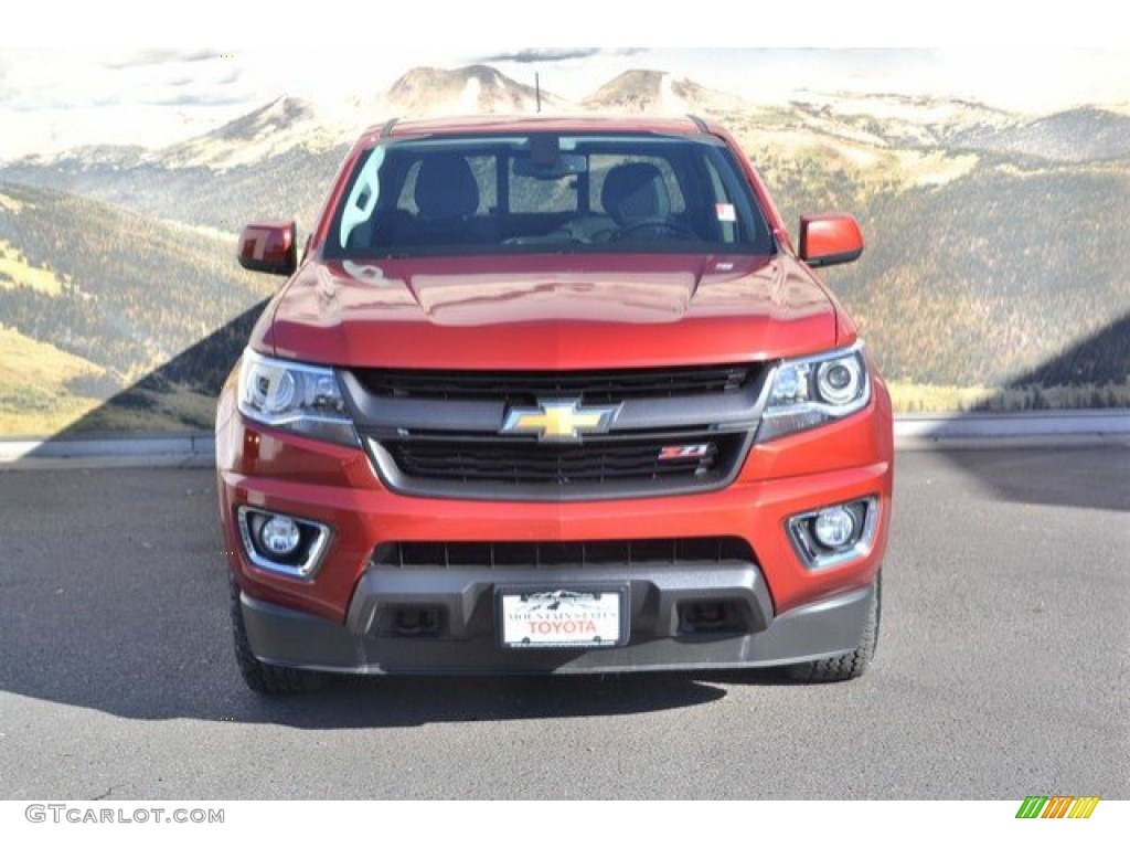 2016 Colorado Z71 Crew Cab 4x4 - Red Rock Metallic / Jet Black photo #4