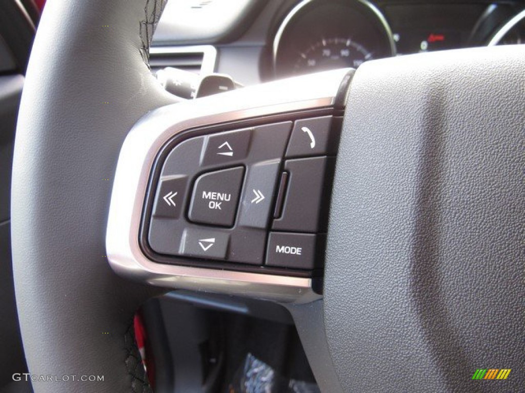 2019 Land Rover Discovery Sport SE Ebony Steering Wheel Photo #131396769