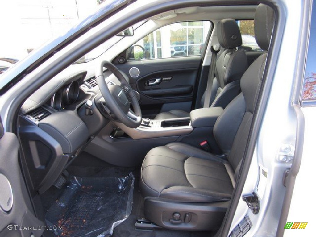 Ebony Interior 2019 Land Rover Range Rover Evoque SE Photo #131396943