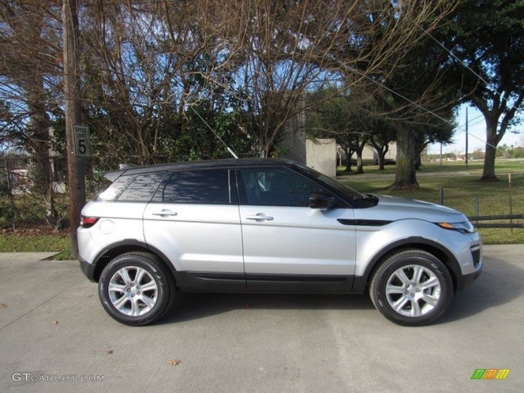 Indus Silver Metallic 2019 Land Rover Range Rover Evoque SE Exterior Photo #131396991