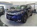 2019 Obsidian Blue Pearl Honda CR-V Touring AWD  photo #1