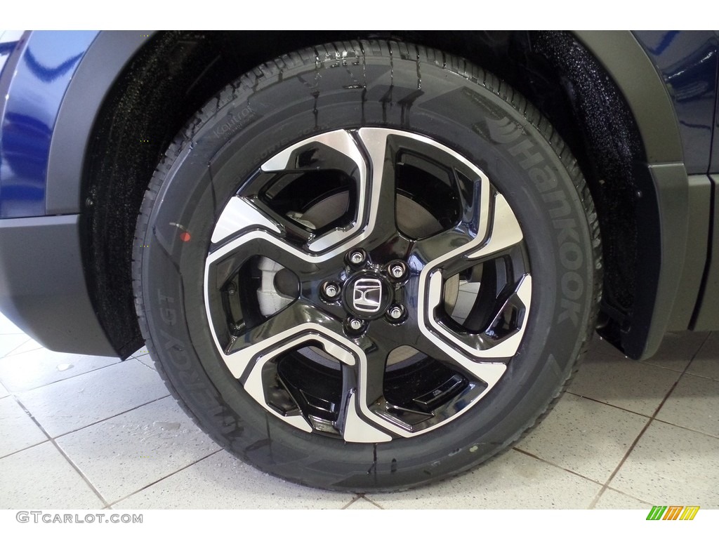 2019 CR-V Touring AWD - Obsidian Blue Pearl / Gray photo #15