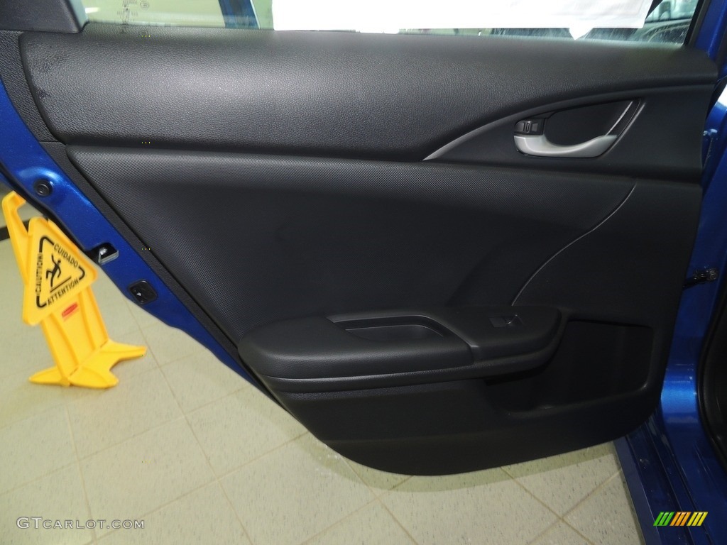 2019 Civic Sport Sedan - Agean Blue Metallic / Black photo #11