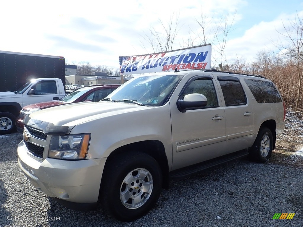 2007 Suburban 1500 LT 4x4 - Gold Mist Metallic / Light Cashmere/Ebony photo #1