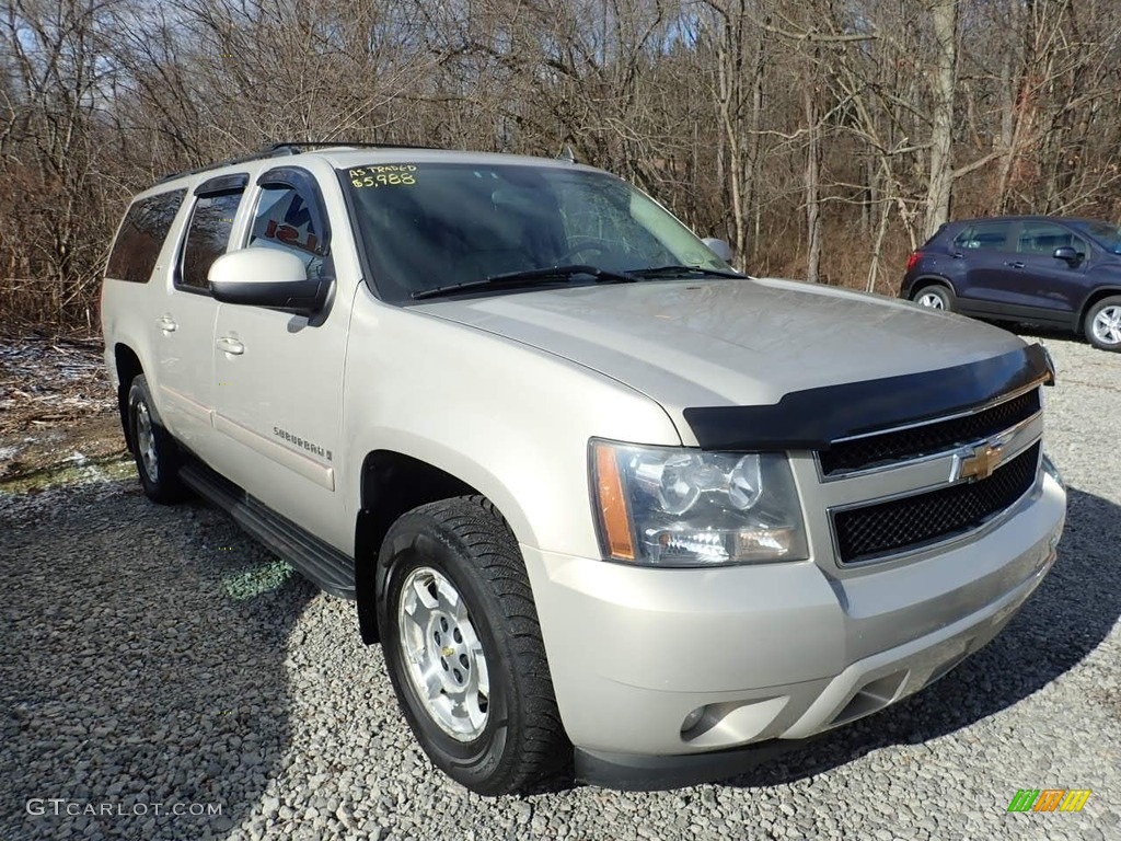 2007 Suburban 1500 LT 4x4 - Gold Mist Metallic / Light Cashmere/Ebony photo #5