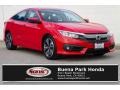 Rallye Red 2017 Honda Civic EX-T Sedan