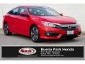 2017 Rallye Red Honda Civic EX-T Sedan  photo #1