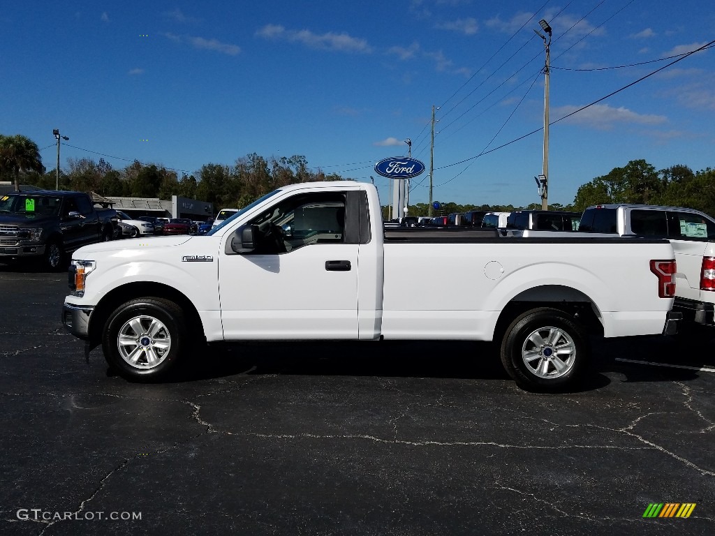 2019 F150 XL Regular Cab - Oxford White / Earth Gray photo #2