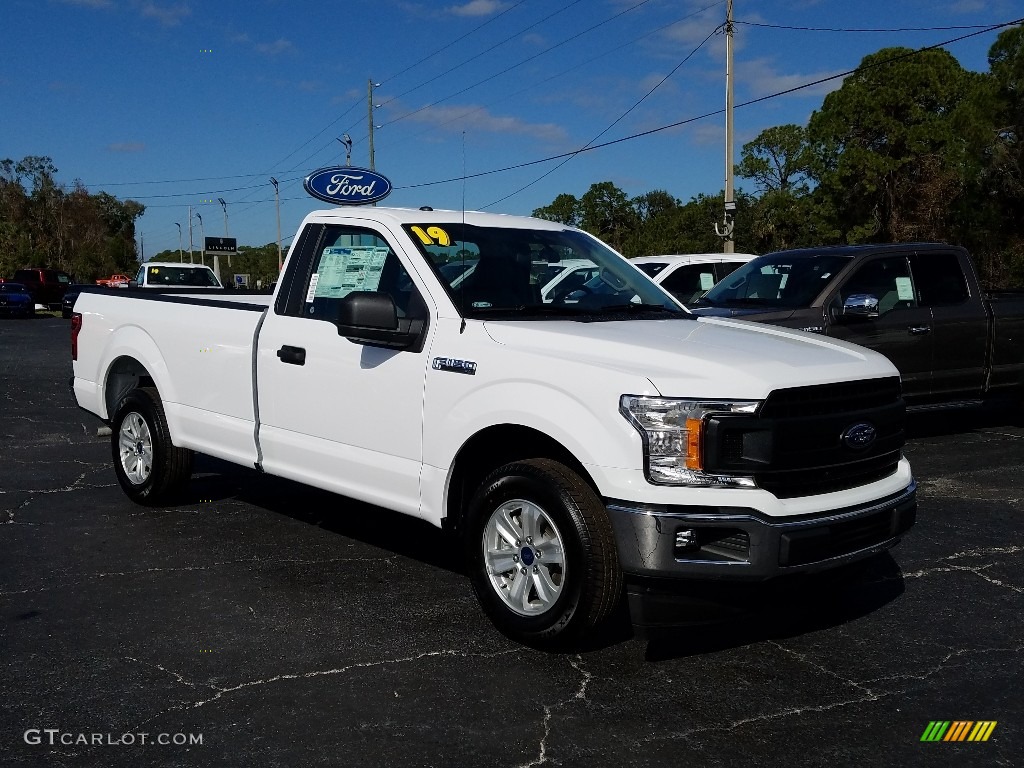 2019 F150 XL Regular Cab - Oxford White / Earth Gray photo #7