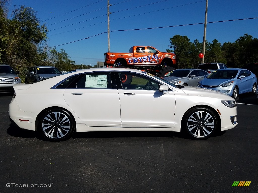 White Platinum 2019 Lincoln MKZ Hybrid Reserve II Exterior Photo #131403975