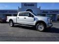 2018 Ingot Silver Ford F250 Super Duty XLT Crew Cab 4x4  photo #1