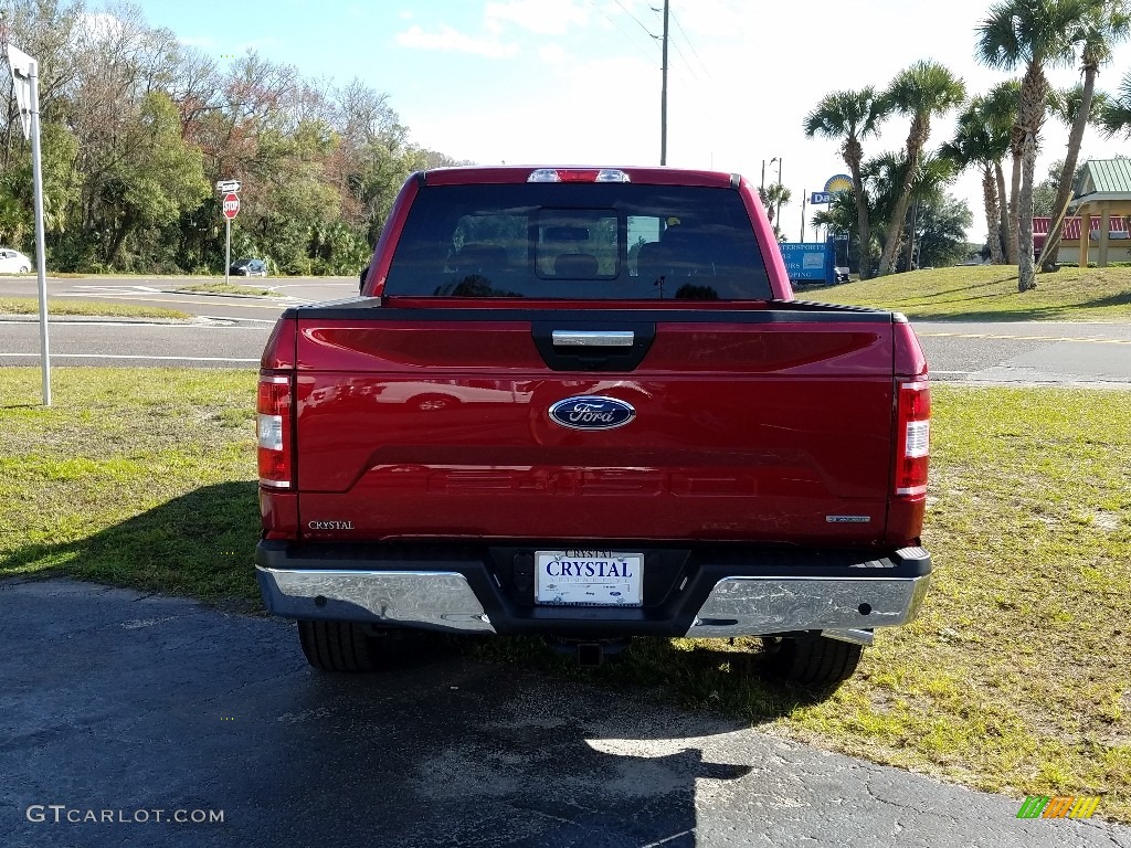 2019 F150 XLT SuperCrew - Ruby Red / Earth Gray photo #4