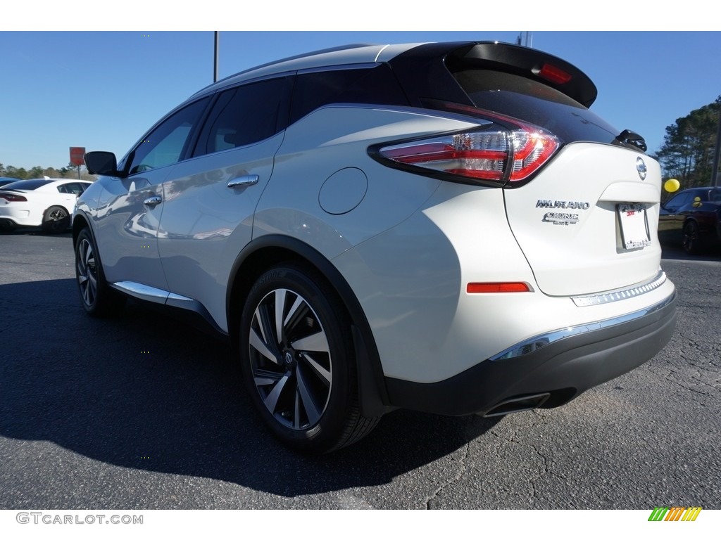 2018 Murano Platinum - Pearl White / Cashmere photo #11